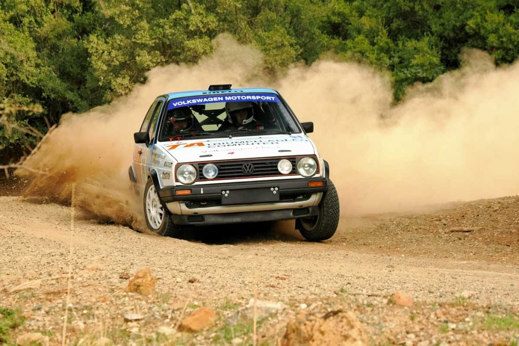Weight transfer in rally car