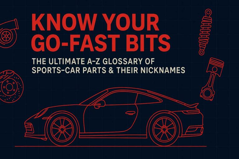 Car parts glossary header image